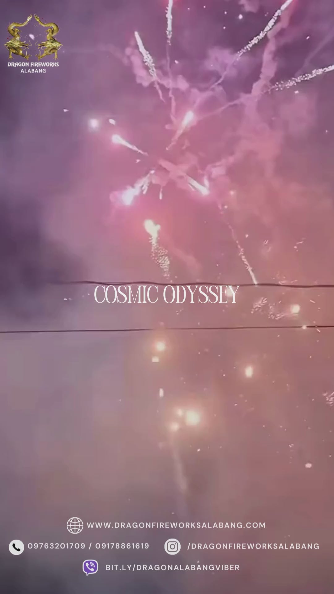 Dragon Fireworks Cosmic Odyssey 96-Shot Cake | Dragon Fireworks